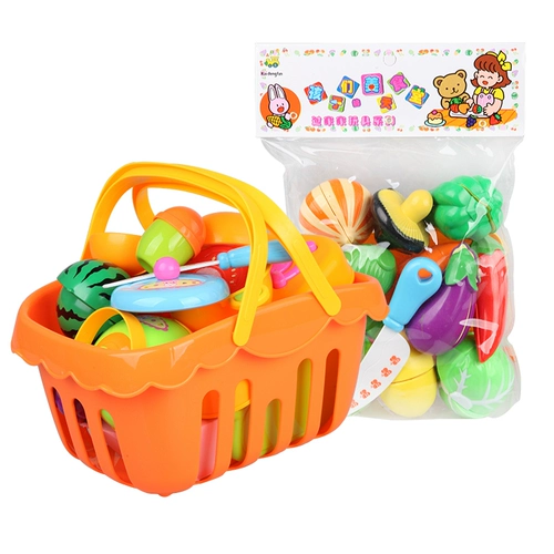 Детская резка фруктов, игрушка для резки, наблюдение за кухней, фрукты и овощи для девочек, резка овощей, веселая детская тележка для покупок, игровой дом