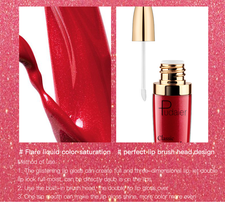 Long lanh Flip mờ ngọc trai không dính cốc son bóng - Son bóng / Liquid Rouge 	son bóng ko màu	