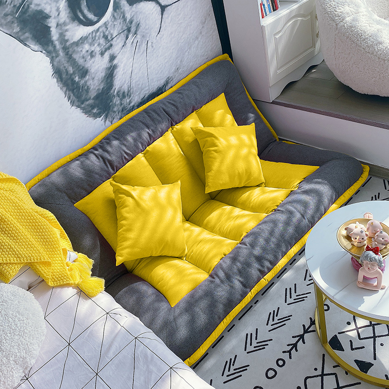 Deep Gray and Yellow