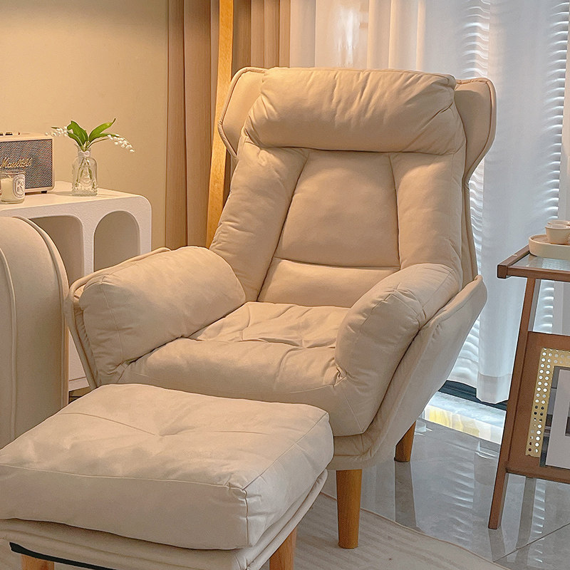 Sloth sofa chair can lie in sleeping living-room bedroom room Single sofa leaning on back chair Balcony Lying Casual Chair-Taobao