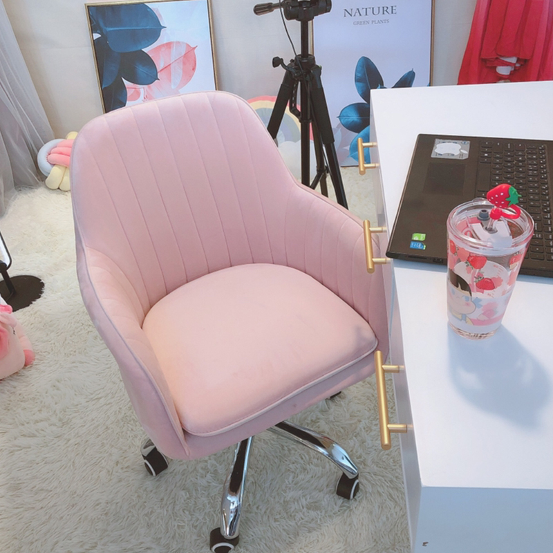 Pink Velvet Dining Chair