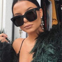 2018 Kim Kardashian Sunglasses Lady Flat Top Eyewear Lunett