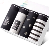 4pcs lot Mens Underwear Cotton Boxers Man Breathable Panti