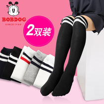 Childrens mid-tube socks Spring and autumn thin over-the-knee socks Korean version of heap socks girls high tube socks baby summer stockings