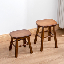 Stool Home Net Red low stool small bench children creative cute bamboo round stool small chair footrest small stool
