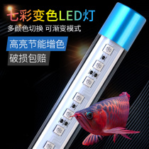 Minjiang fish tank lamp colorful color-changing lamp energy-saving waterproof lighting lamp high transmittance aquarium aquatic plant landscaping LED lamp