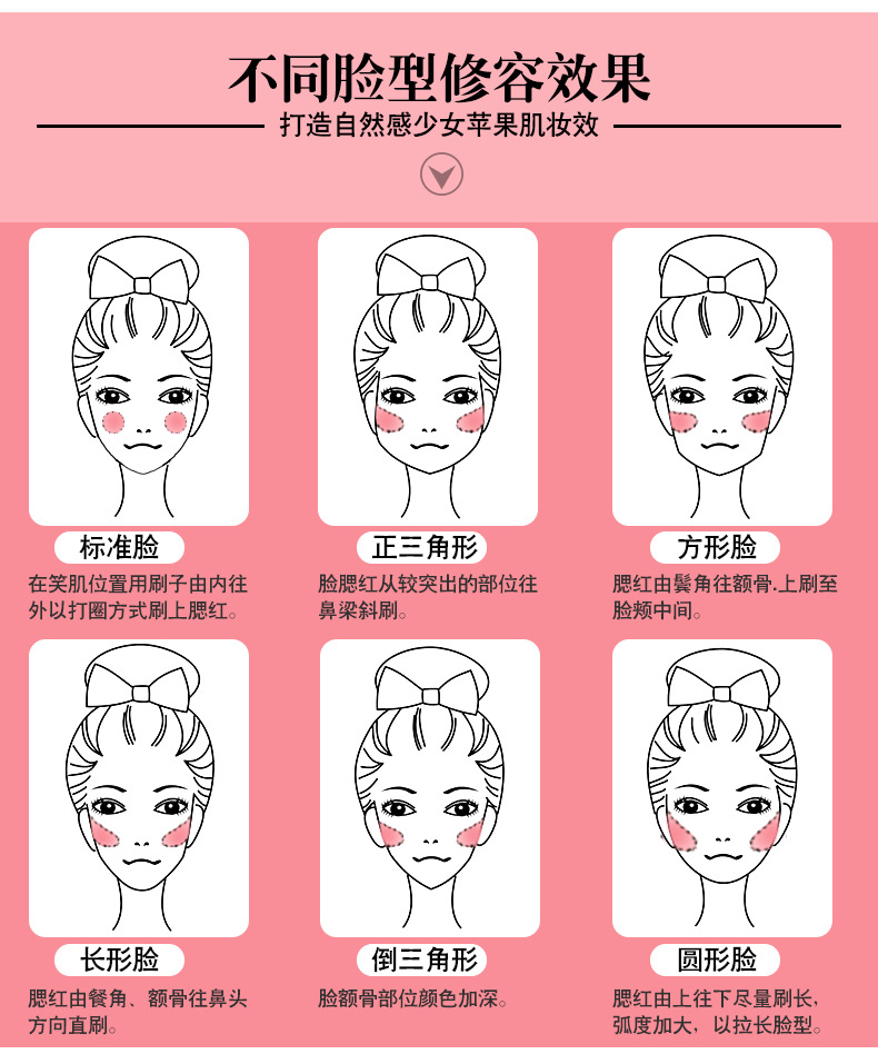Macfee Malang air cushion blush net màu đỏ với trái tim cô gái tự nhiên trang điểm nude dưỡng ẩm rouge phấn dính làm đẹp - Blush / Cochineal phấn má hồng maybelline