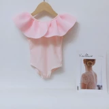 Милый детский купальник с бантиком, коллекция 2023, в корейском стиле, с открытой спиной