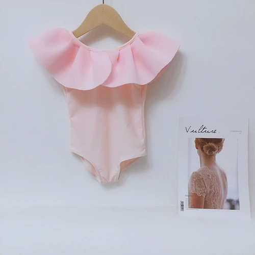 Милый детский купальник с бантиком, коллекция 2023, в корейском стиле, с открытой спиной