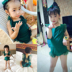 Đồ bơi cho trẻ em Cô gái-phụ huynh Trẻ em gợi cảm Gói nhỏ Vừa lớn Trẻ em Hàn Quốc Cô gái Xiêm Bộ đồ bơi tóc - Bộ đồ bơi của Kid do boi cho be Bộ đồ bơi của Kid