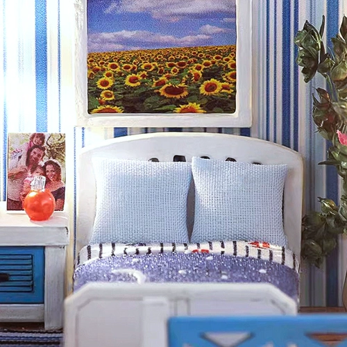 Хижина, маленький домик, конструктор, вилла для деревянных картин, игрушка, DIY, домик своими руками, подарок на день рождения