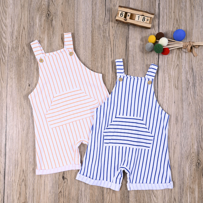 Foreign Trade European and American Style Baby Summer Overalls Jumpsuit Shorts Infant Thin Jumpsuit Casual Pants Foreign Trade European and American Style Baby Summer Overalls Jumpsuit Shorts Infant Thin Jumpsuit Casual Pants