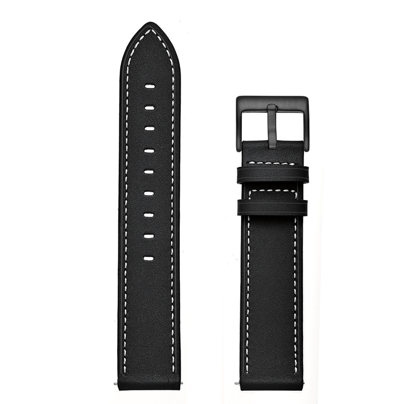 限時優惠 佳明 GarminMove Style/Luxe 錶帶 真皮腕帶 頭層牛皮 20MM 替換腕帶 時尚簡約 商務型手錶帶