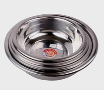 Wesge thickened washbasin stainless steel basin household large basin wash basin and basin soup basin round laundry basin