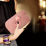 Универсальная маленькая сумка клатч, вместительный и большой кошелек, кожаный мобильный телефон, городской стиль, из натуральной кожи