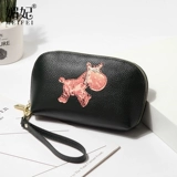 Универсальная маленькая сумка клатч, вместительный и большой кошелек, кожаный мобильный телефон, городской стиль, из натуральной кожи