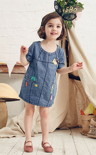 Robes pour fille en toile - Ref 2045213 Image 13