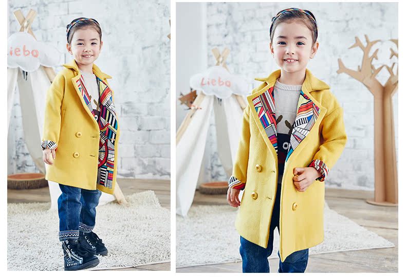 Manteau pour fille en laine - Ref 2161982 Image 32