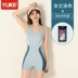 Đồ bơi nữ một mảnh võ sĩ quyền Anh 2024 phong cách mới đua xe bể bơi đặc biệt giảm béo bảo thủ áo tắm suối nước nóng cỡ lớn mặc đồ bơi nữ có cần mặc đồ lót không đồ bơi cho nữ 