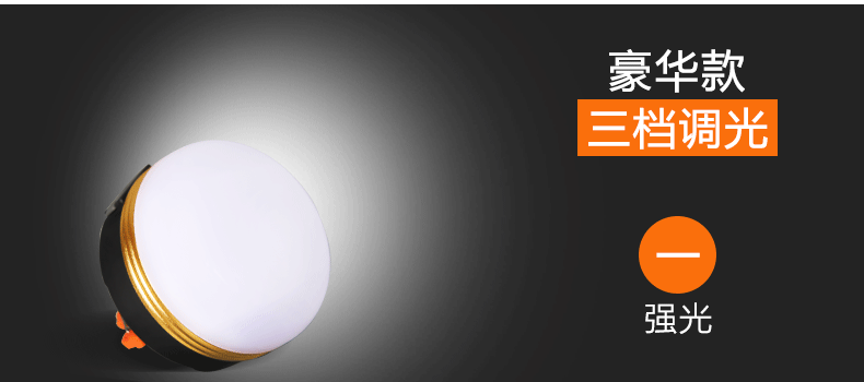 Chuan Yue ngoài trời chiếu sáng ngựa khẩn cấp sạc điện cắm trại di động ánh sáng nướng lều lều đèn led đèn pin supfire