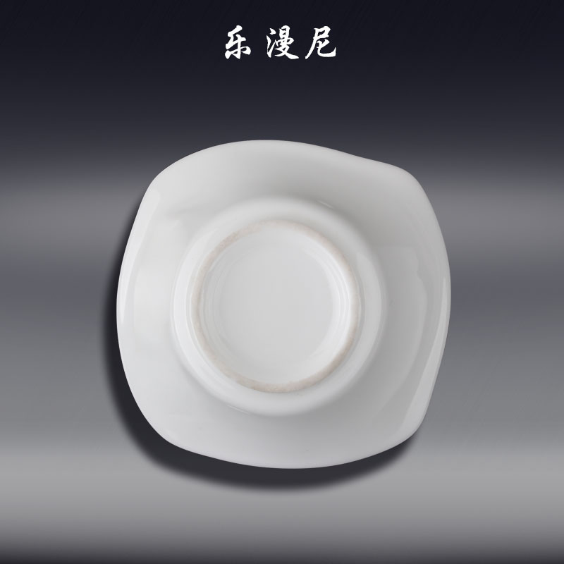 Le diffuse, offer them - wind turbines pure white ceramic flavour dishes mini disc deep dish seasoning sauce dumplings plate