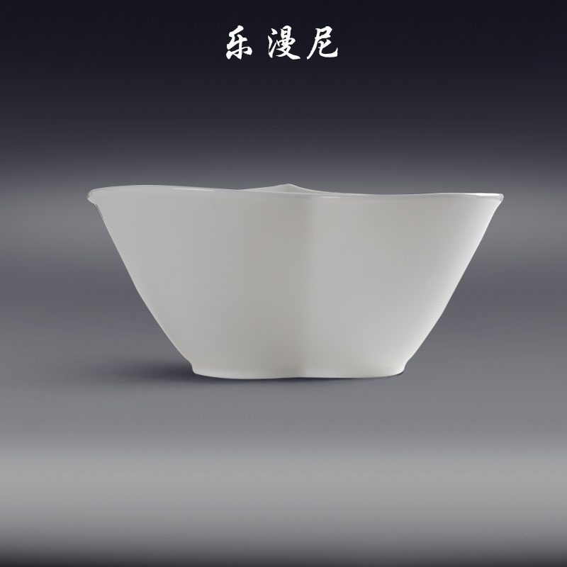 Le diffuse, profiled - wrong body pure white peach to use ceramic bowl braise in soy sauce meat soup tureen Chinese wind