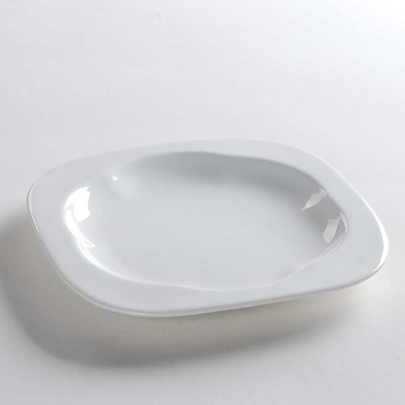 To diffuse, marriott name plum flower disc - pure healthy hotel ceramic tableware eat hot and cold food heterotypic plates at home
