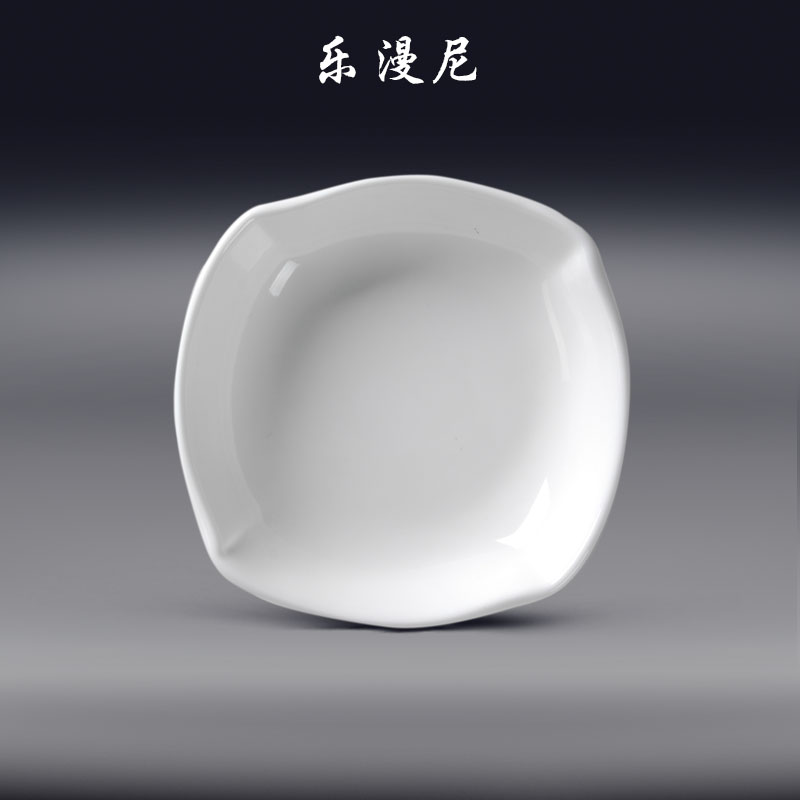 Le flood, wind turbines flavour dish - hotel tableware special hotpot sauce dab of pure white ceramic disc vinegar