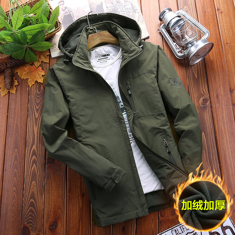 stormwear ngoài trời mới áo khoác nam quần áo mỏng chống gió lớn mã áo khoác thể thao nam bảo hộ lao động thủy triều bình thường.