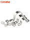 304 stainless steel thickened horse clamp pipe clamp pipe bracket pipe buckle throat hose water pipe clamp U-shaped tube Ohm clamp hoop