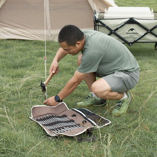 Палатка, дорожная сумка для хранения, аксессуар для сумки для кемпинга, портативный молоток, коробочка для хранения