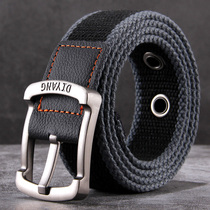 Needle Buckle Canvas Belt mens belt teenagers Korean version casual student jeans with womens military training tapes Outdoor