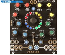 vpme de QD Quad Drum Voice eurorack Vpme Machine Synthesizer Modules