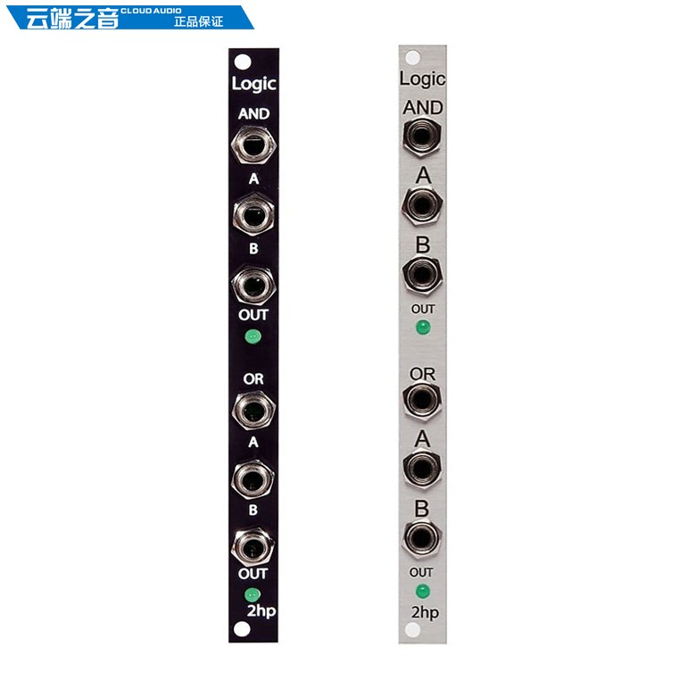 2hp Logic 2 Channel Boolean Gate Operator Bourlogic synthesizer Module