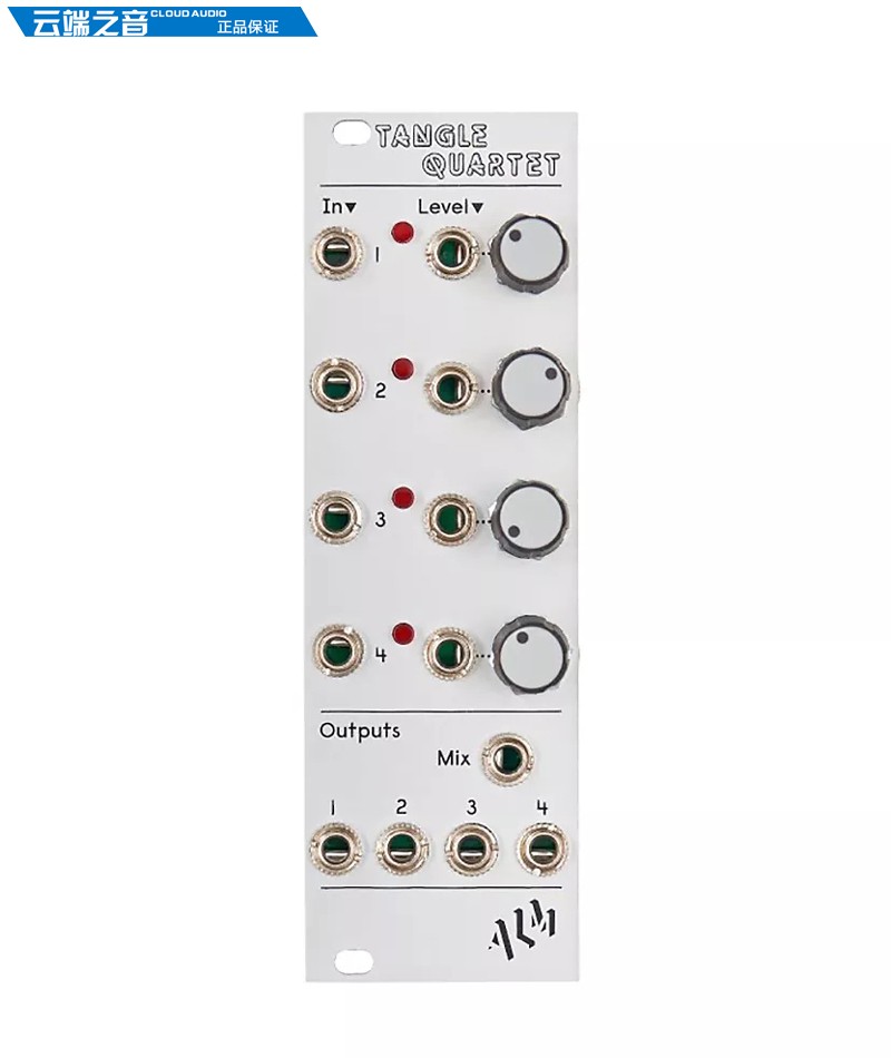 ALM Busy Circuits Tangle Quartet VCA Press Control Amplifier Synthesizer Modules