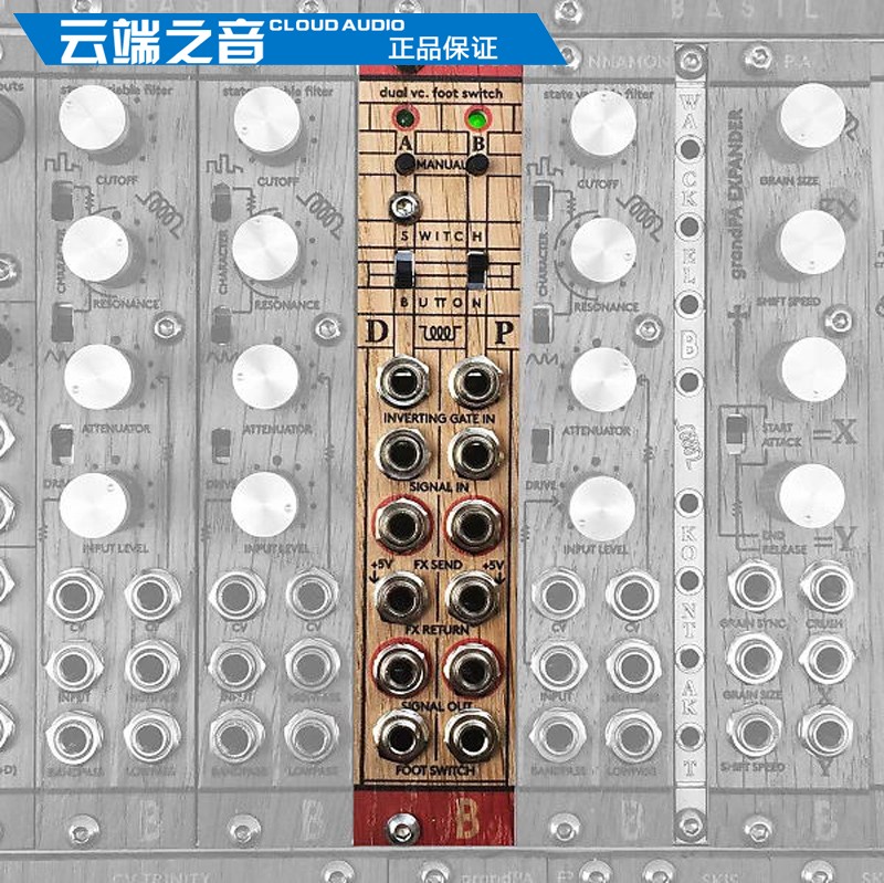 Mô-đun tổng hợp Footlitch DupDup Eurorack Footswitch - Bộ tổng hợp điện tử giá đàn piano điện yamaha