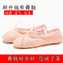 Dance shoes female soft sole adult child practice shoes skin color girl cat claw shoes canvas yoga shoes ballet shoes