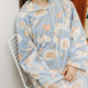 In autumn and winter coral velvet sleeping skirt female thickened princess flavors warm pajamas skirt bathrobes sleeping robe spring