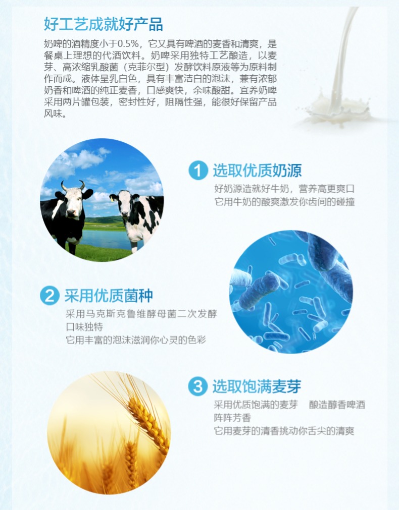 宜养 乳酸菌奶啤 300ml*12罐 图5