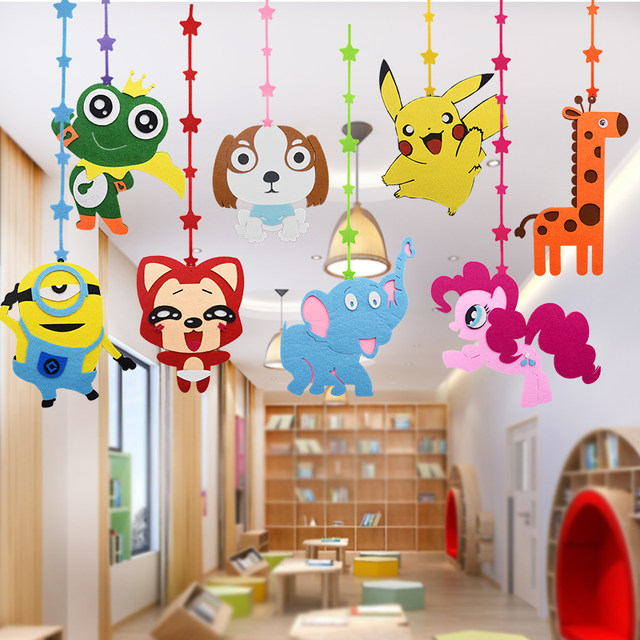 Spring Wicker Swallows Kindergarten School Pendant Classroom