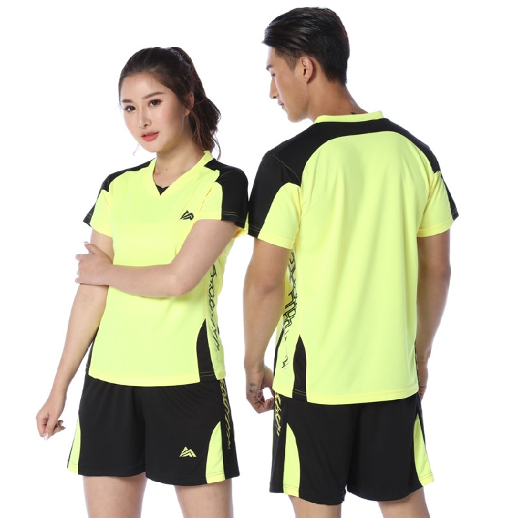 Bộ quần áo bóng chuyền nam và nữ mùa hè, nhanh khô, thoáng khí, chuyên nghiệp, bóng chuyền, thi đấu, đào tạo, đồng phục, in ấn 	lưới bóng chuyền da	