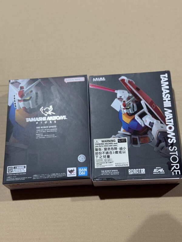 Brand New in Stock Bandai Robot魂 Anime Original Gundam Rx-78-2 Real Mark Tnt Limited Edition