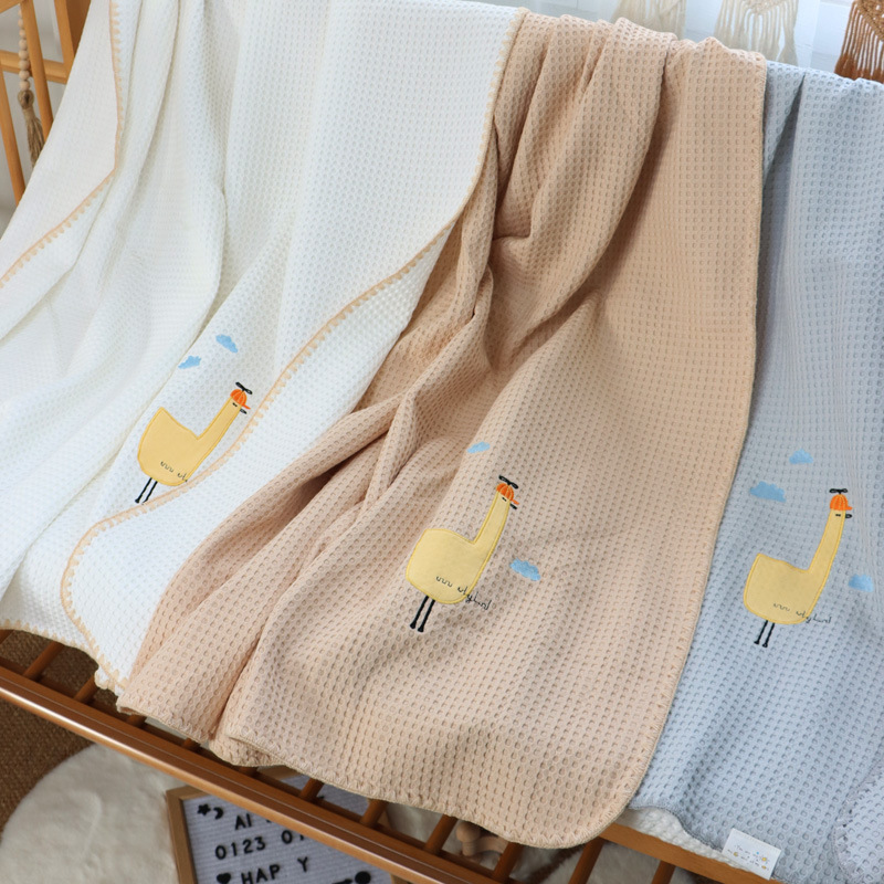 Soft glutinous four-layer gauze baby blanket pure cotton newborn wrap towel baby kindergarten nap air-conditioning towel quilt summer