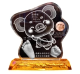 Хваталка для новорожденных, чернильная подушечка, детский сувенир, браслет из кварца, отпечатки рук и ног, кисть для письма ручной работы