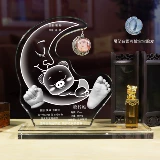 Хваталка для новорожденных, чернильная подушечка, детский сувенир, браслет из кварца, отпечатки рук и ног, кисть для письма ручной работы