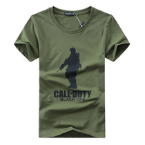Outdoor Army Green Men And Women Short Sleeves T-shirt Sport Big Code Suction Sweat Combed Cotton Loose Short Sleeve Field Equipped Blouse