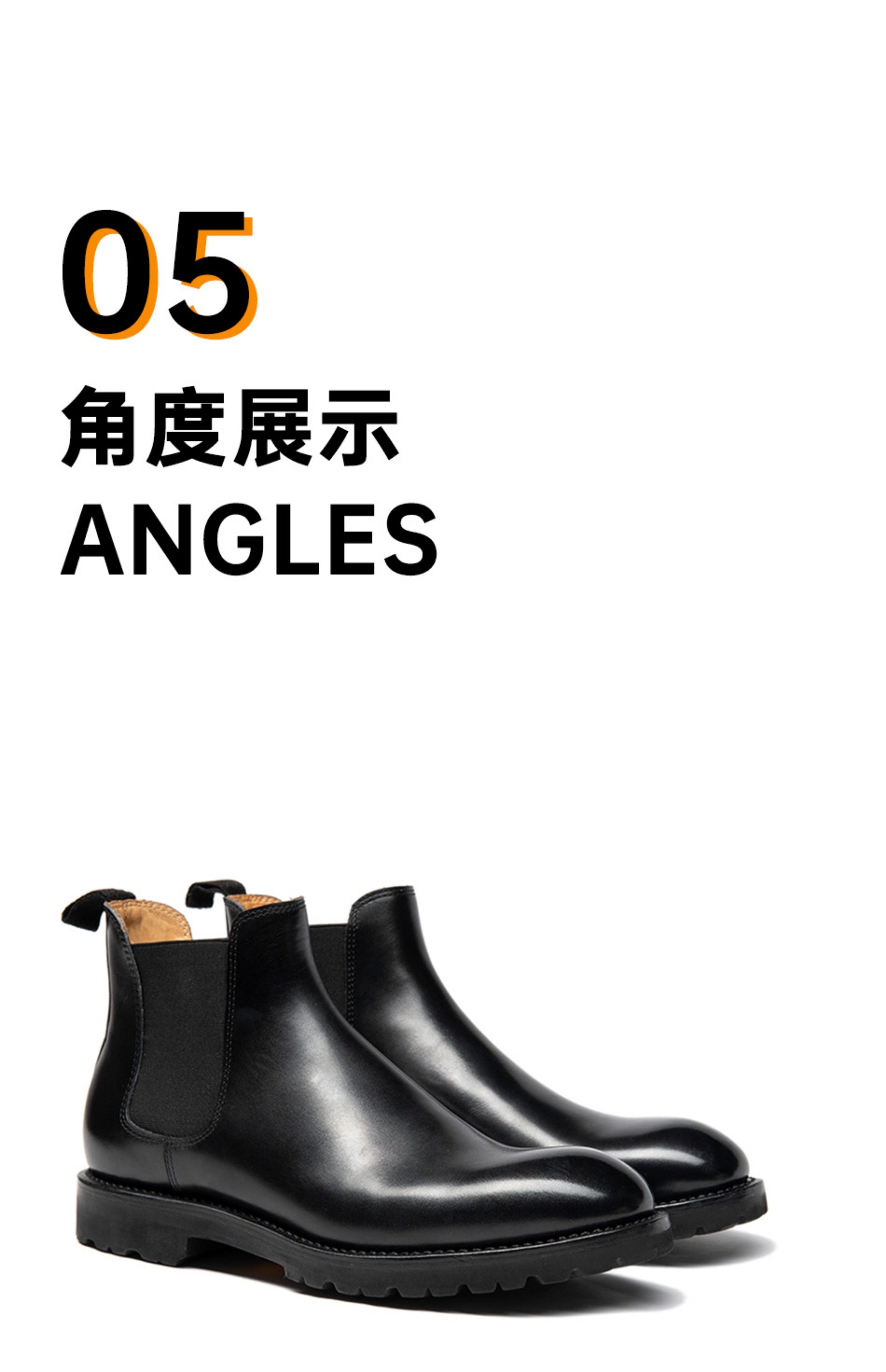 Челси сапоги 玩儿！固特异马丁复古德国万哈梅小牛皮古典优雅中帮短切尔西靴男 Playing tired child