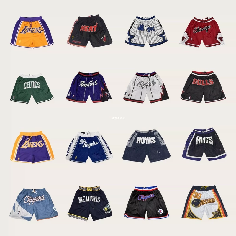 Just Don American Retro High Street Basketball Shorts Lakers Shorts Warriors Heat Bulls 76Ers Raptors Magic Just Don American Retro High Street Basketball Shorts Lakers Shorts Warriors Heat Bulls 76Ers Raptors Magic