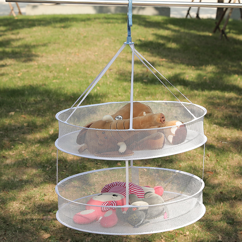 Japanese household double-layer sweater net bag clothes flat clothes net cashmere sweater anti-deformation clothes basket