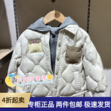 M.Детская одежда Latin Maladin новинка зимы 2025 года детский легкий пуховик с капюшоном 215114712A